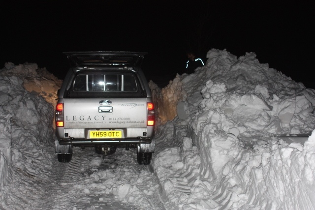 Stanage Snow