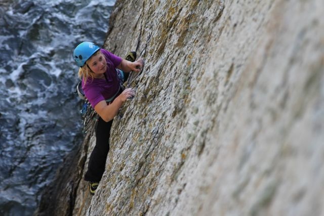 Hazel Findlay at Gogarth North Wales