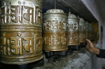 A symbol of peace, prayer wheels on the way to Goykio and Everest base camp, Nepal - Photo Douggs