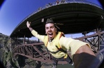 Loving it! Self portrait Prienne Bridge, Twin Falls, Idaho, USA - Photo Douggs