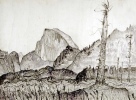 Chongos-Office--Yosemite-National-Park-Pen-&-Ink-on-watercolor-paper