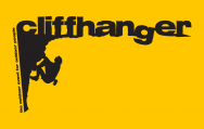 cliffhanger logo yellow background
