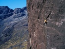 Dave Birkett on Skye Wall