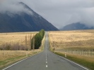 road over Arthurs pass NZ