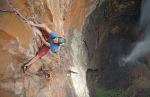 Ben Heason on pitch 17 of Rainbow Jambaia - Angel Falls