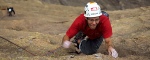 Gaz Parry climbing the classic 14 pitch Out of Africa Tsaranoro - Madagascar