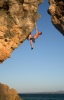 John high-ball beach bouldering in Madagascar