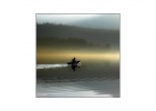 Quiet day paddling on Loch Morlich