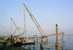 India - Fishing nets, Cochin, Kerala
