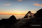 Mariam Pousa enjoys the St Bees during a beautiful sunset