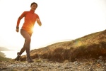 Scottish fell runner Nicola Meekin during her evening training session