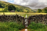 Through the fields Muker The Yorkshire Dales 2013 guide cover photo