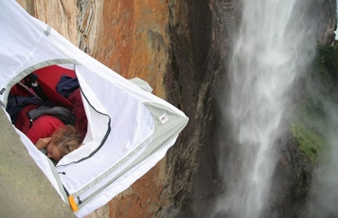 Anne And John Arran Gallery 10 - Sleeping on air - Anne on camp 4 Angel Falls - Venezuela