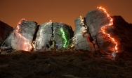 Light Trails at Stanage